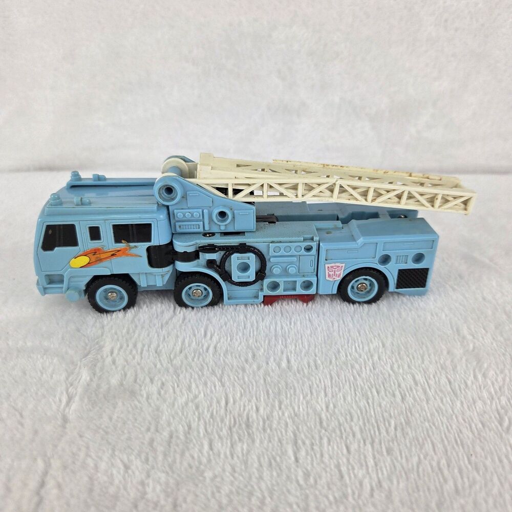 1986 G1 Transformers Hot Spot Protectobot Fire Truck Working No Accessories